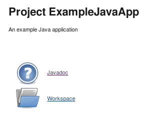 Jenkins Javadoc link display