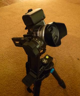 Spherical panoramic tripod head